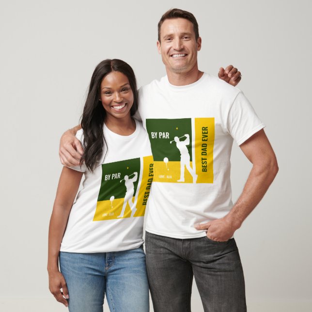 T-shirt fête des pères drôle cadeau de golf meilleur papa  (Unisexe)