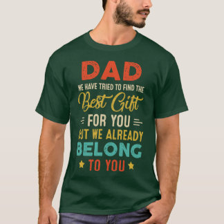 T-shirt Fête des pères drôle pour papa papa papa papa papa
