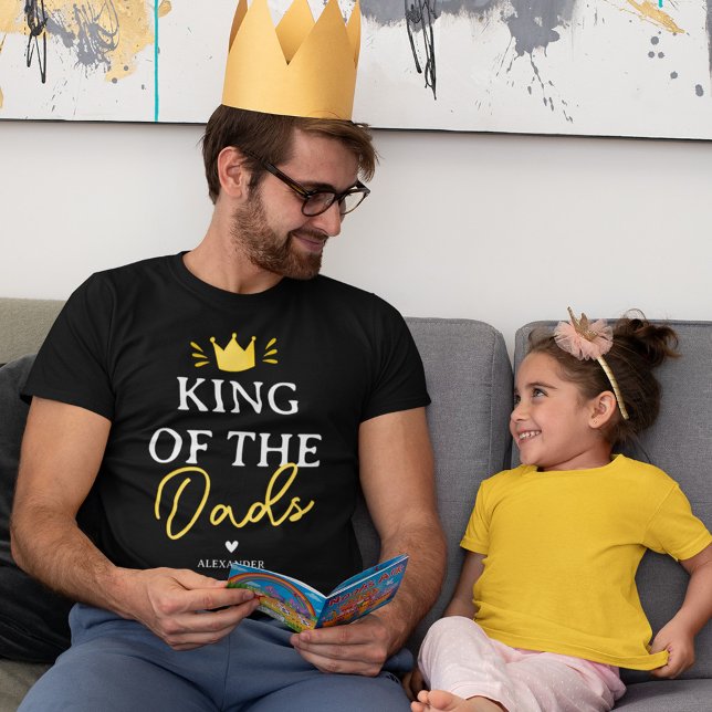 T-shirt Fête des pères du roi des papas (Créateur téléchargé)
