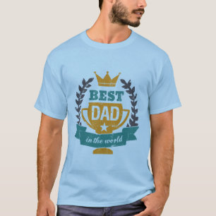 T-shirt Fête des pères Grunge Meilleur papa dans l