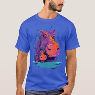 T-shirt Fête des pères Hippo