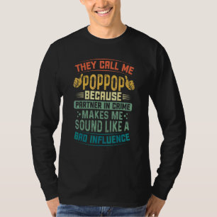 T-shirt Fête des Pères Hommes Ils m'appellent Poppop parc