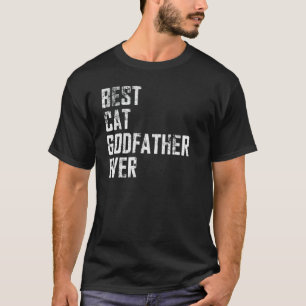 T-shirt Fête des Pères Hommes Meilleur Parrain de Chat Vi
