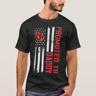 T-shirt Fête des pères Hommes Pour Papa Promu À Daddy Amer