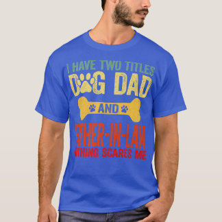 T-shirt Fête des Pères Hommes Retro J'ai Deux Titres Papa 