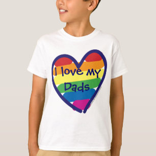 T-shirt Fête des pères J'Aime Mes papas