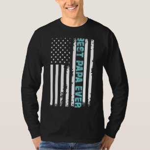 T-shirt Fête des pères Meilleur Papa Jamais Avec Nous Drap