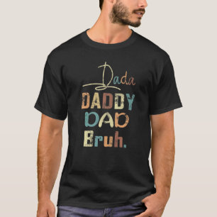 T-shirt Fête des pères Mens Pour Papa Grand-Père Dada Papa