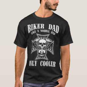 T-shirt Fête des Pères Motard Papa à Vélo Moto