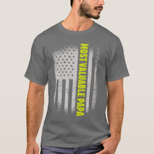 T-shirt Fête des pères Papa papa la plus précieuse (2)