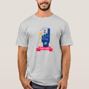 T-shirt Fête des pères personnalisée des noms personnalisé
