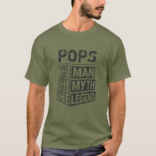 T-shirt Fête des pères Personnalisée L'Homme Le Mythe La L