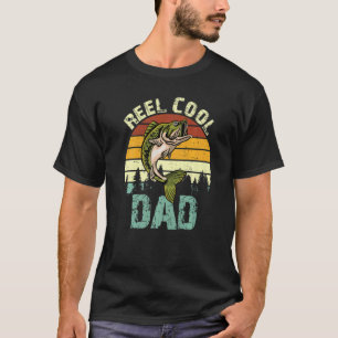 T-shirt Fête des Pères pour Hommes Papa Papas Fathers Reel
