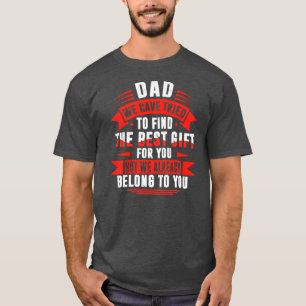 T-shirt Fête des pères Pour Papa De Fille Fils Femme Pour