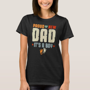 T-shirt Fête des pères Pour Papa Hommes Fier Nouveau Papa