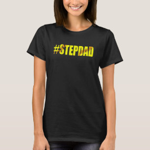 T-shirt Fête des pères rétro Mens Softball Stepdad Softbal