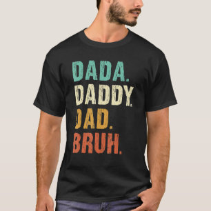T-shirt Fête des pères rétro vintage tenue Dada papa papa 