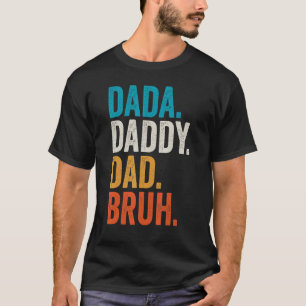 T-shirt Fête des pères rétro vintage tenue Dada papa papa