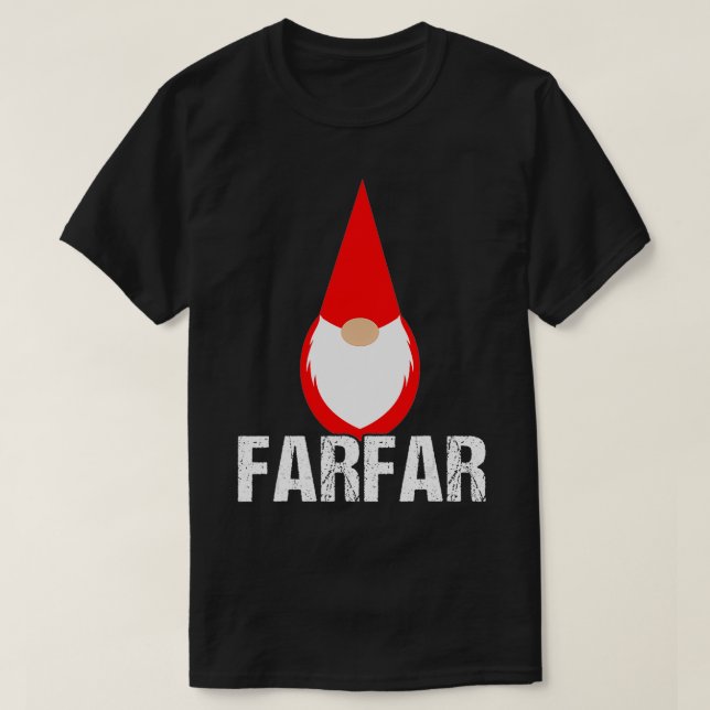 T-shirt Fête des pères suédoise norvégienne Farfar Grandfa (Design devant)