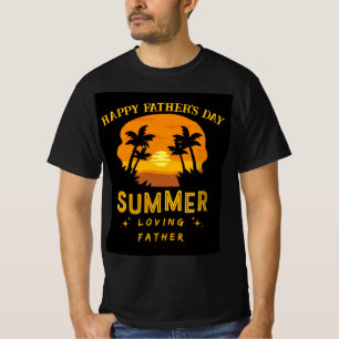 T-shirt fête des pères sur mesure "SUMMER LOVING PÈRE"