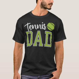 T-shirt Fête des pères Tennis Papa Tennis Lover Papa panie