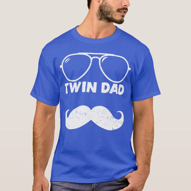 T-shirt Fête des pères Twin Dad (Devant)