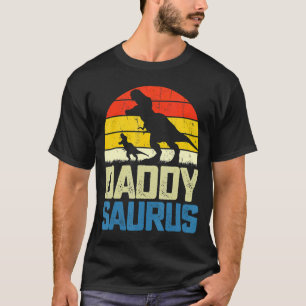 T-shirt Fête des pères vintage Daddysaurus