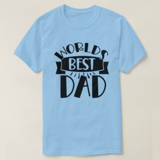 T-shirt Fête des pères Worlds Best Papa