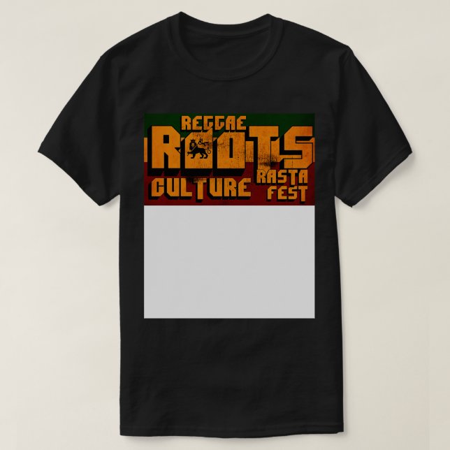 T-shirt Fête des racines de reggae (Design devant)