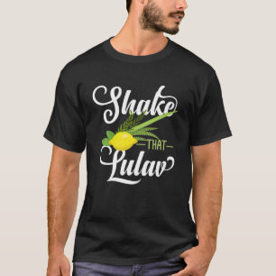 T-shirt Fête Des Tabernacles Avec Lulav Et Etrog Ou Sukko