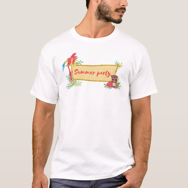 T-shirt fête d'été (Devant)