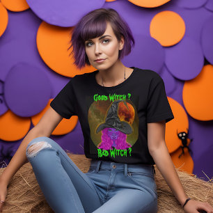 T-shirt Fête d'Halloween de la Bonne Sorcière ou de la Mau