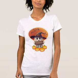 T-shirt Fête d'Halloween Izzy Ghost : Bonne Halloween