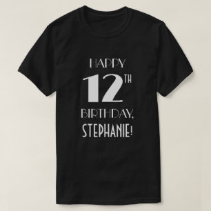 T-shirt Fête du 12e anniversaire - La chemise inspirée p