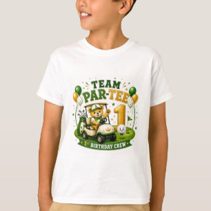 T-shirt Fête du 1er anniversaire de golf