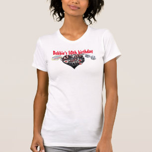 T-shirt Fête du 50e anniversaire Las Vegas