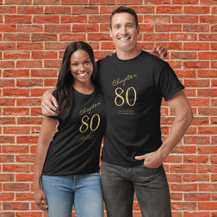 T-shirt Fête du 80e anniversaire