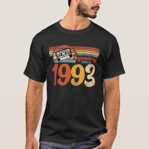 T-shirt Fête du 90e anniversaire vintage 1993 30e annivers