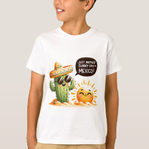 T-shirt Fête du Cactus Ensoleillé - Thème Mexicain Fantais