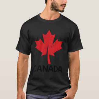T-shirt Fête Du Canada Fière D'Être Une Érable Canadienne
