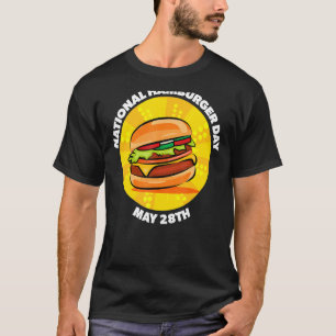 T-shirt Fête du hamburger national