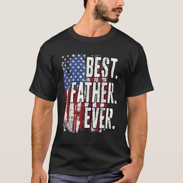 T-shirt Fête du Père Meilleur Père Ever Papa Meilleur papa (Devant)