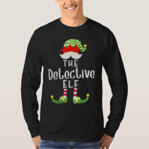 T-shirt Fête du pyjama de Noël du groupe Elf détective