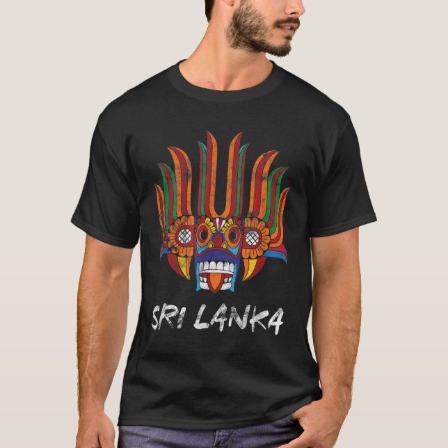 T-shirt Fête du Sri Lanka Patriotique Sri Lanka Tribe Sri  (Devant)