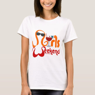 T-shirt Fête du week-end féminin
