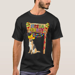T-shirt Fête Fiesta Berger Allemand Mexicain Cinco De Mai
