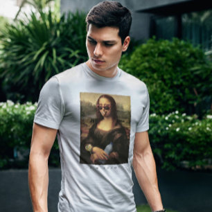 T-shirt Fête moderne Mona Lisa