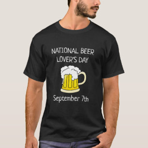 T-shirt Fête nationale de la bière Humour de boisson amusa