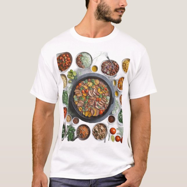 T-shirt Fête Plante vibrante (Devant)