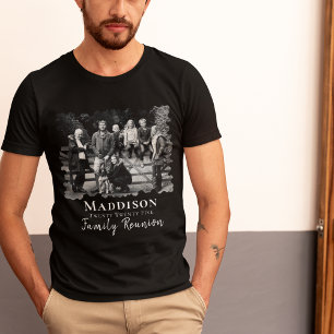 T-shirt Fêtes de la Réunion en famille Masquage de photos